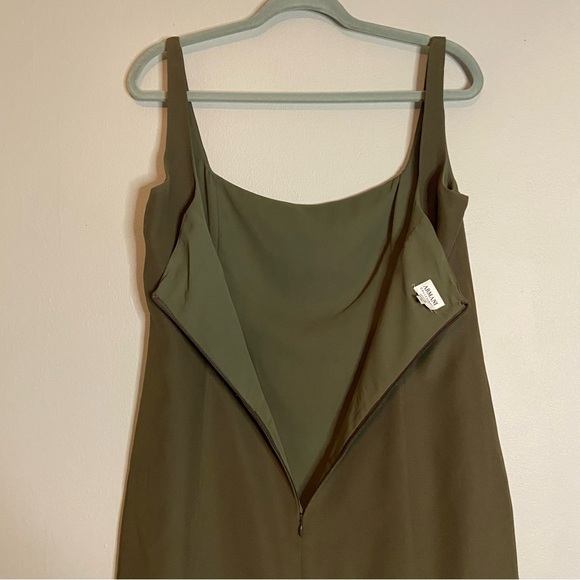 Armani Collezioni Olive Green Mini Dress Sz 12 - Picture 9 of 11